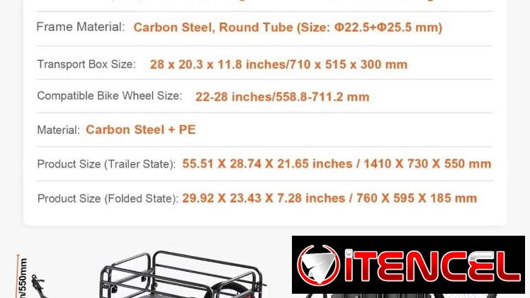 Trailer plegable