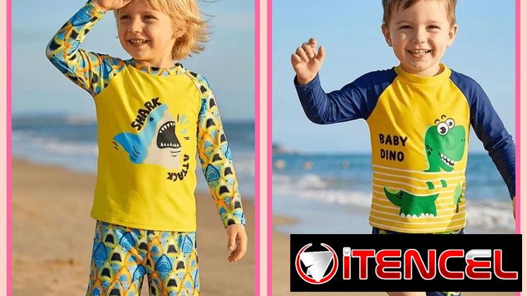 Trajes de baño de niños desde meses hasta 12 años