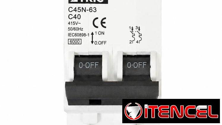 BREAKER DOBLE 40A TRIC NUEVO ⚡👤