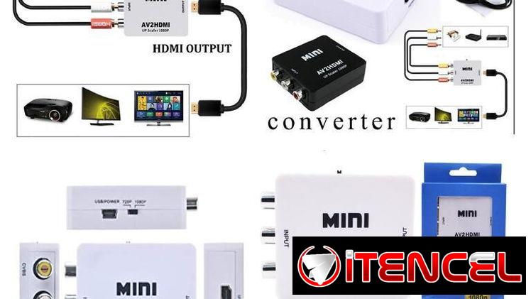 ADAPTADOR VIDEO SALIDA RCA A MONITOR HDMI — AV2HDMI — 5.887.2360 —