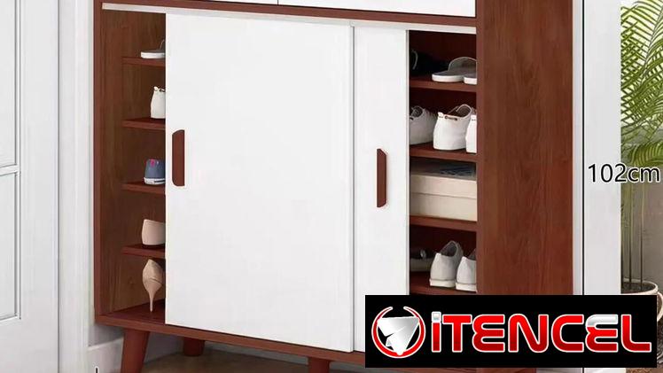 🚪 ¡Zapatera Haus con Cajones – 90cm y Entrega Incluida! – $250 USD