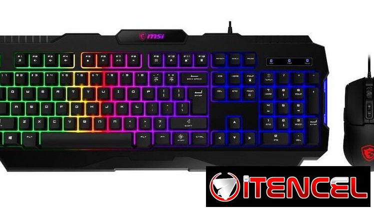 Set gaming MSI Force teclado y mouse.