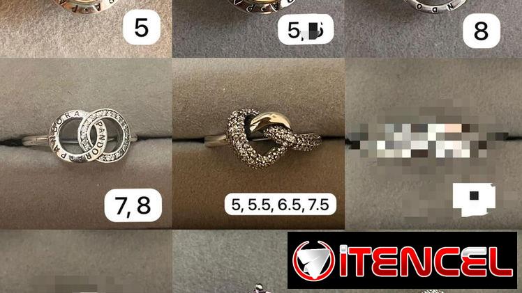 Aretes, anillos, cadenas y cierres de seguridad Pandora