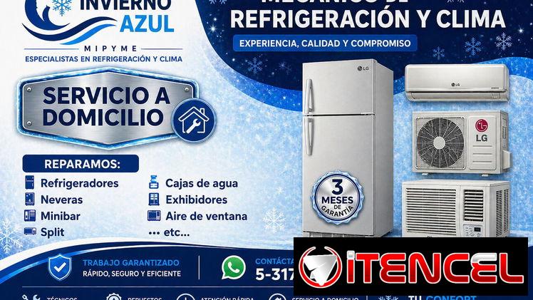 ❄️ INVIERNO AZUL MIPYME | Refrigeración y Climatización | Servicio a Domicilio y Garantía
