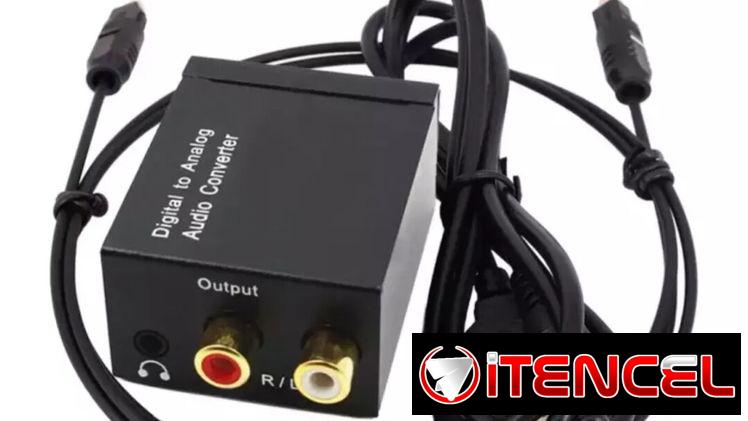 Adaptador audio optico RCA