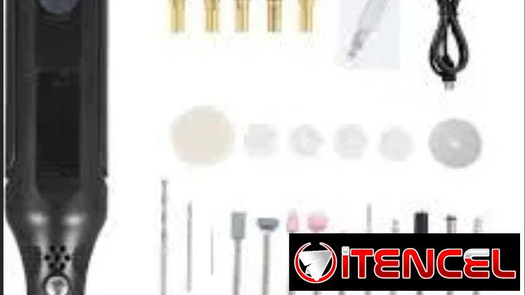 Mini taladro o Dremel con todos sus accesorios