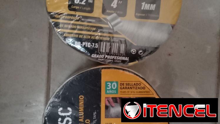 Cinta Impermeabilizante de Butilo y Aluminio para Sellado Soluciona fugas y grietas