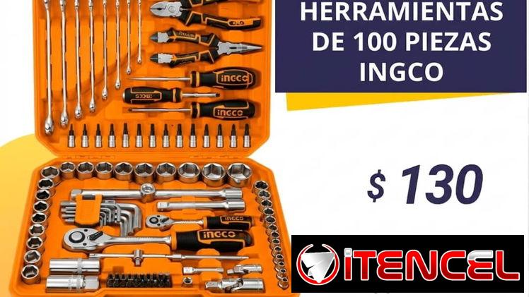 Juego de Herramientas INGCO 100 piezas
