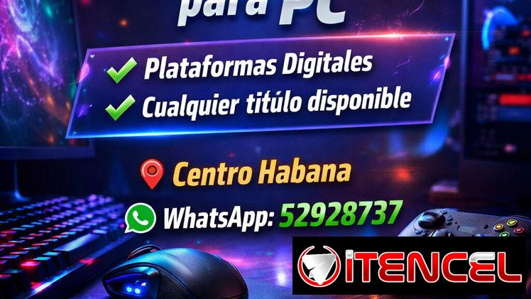 Servicio de juegos online para PC en Centro Habana