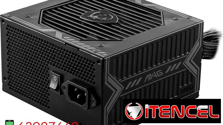 Fuente marca MSI modelo MAG A650BN (650W/54A) No modular, 80+ Bronce, NUEVA en su caja