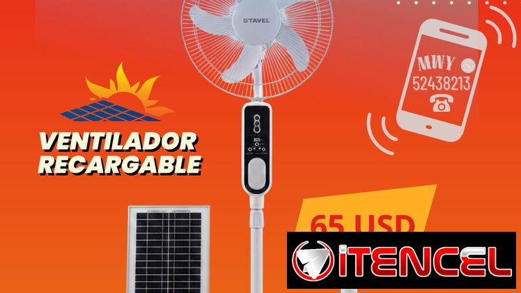 Ventilador recargable