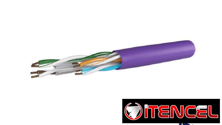 BARPA Cable Cat.6 U/UTP LSZH – 23AWG CABLE DE COBRE CAT6 U/UTP – LSZH -23 AWG – 0,55mm 305m Conector Macho RJ45