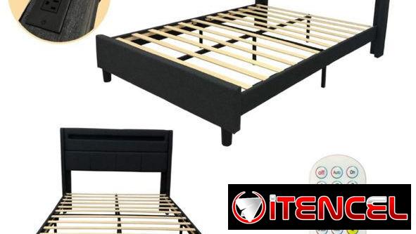 Camas camperas con gavetas y luces led
