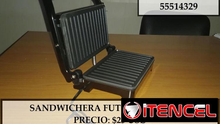 SANDWICHERA FUTURE TECH FT-40, ENTREGA DE FACTURA. VARIEDAD DE ELECTRODOMÉSTICOS, ÚTILES DEL HOGAR, TECNOLOGÍA, ETC