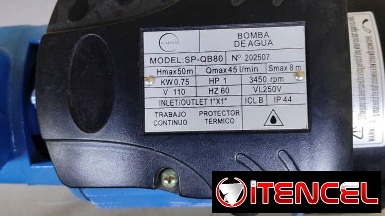 Bomba de agua 1 hp