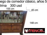 Juego de comedor antiguo en venta