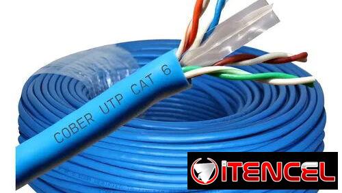 Cable de red cat 6 Azul