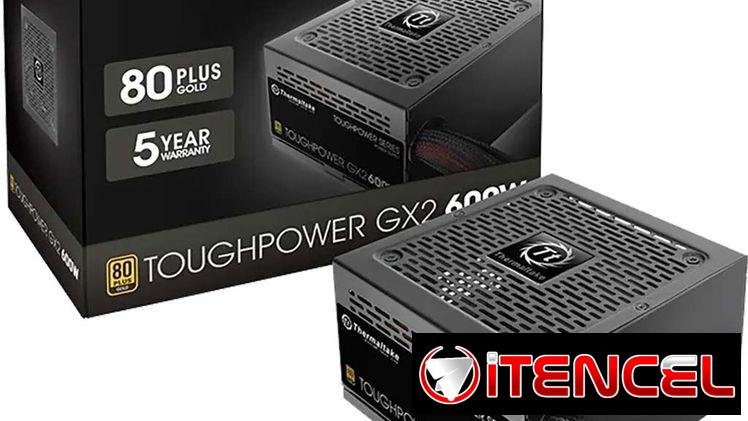 ✅✅52724487 – Fuente THERMALTAKE Toughpower GX2 600W (600W/49A) 80+ Bronce, No Modular✅✅