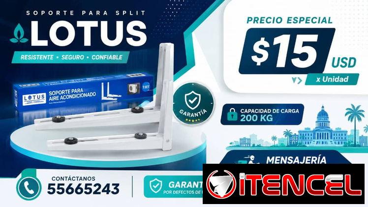 Soportes Originales LOTUS para Split – Máxima Resistencia! Soporte pie de amigo para Aire Acondicionado