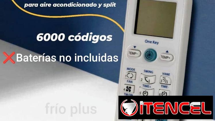 Mando universal para split 6mil códigos
