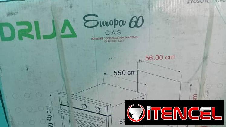 Horno de gas empotrable
