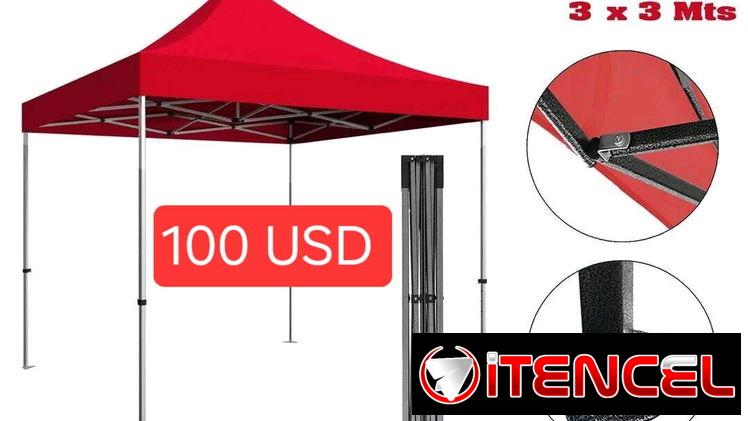 Carpas plegables multiuso tipo acordeón 3×3 metros cuadrado  Precio 100 usd nuevas en caja 📦  Llamar al 55 369177 Haban