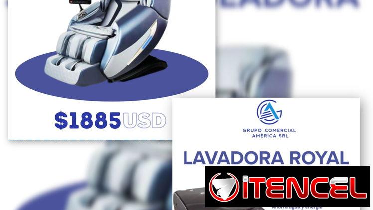 Lavadora ROYAL ,Silla Masajeadora