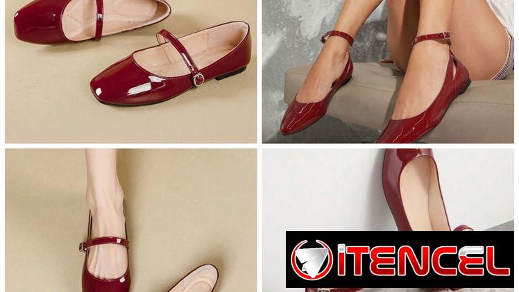 🎯🎯Sandalias Burgundy