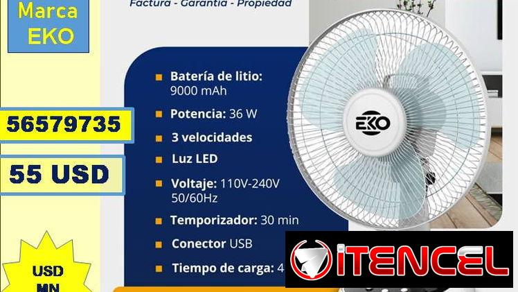 VENTILADOR (de Mesa 12″) RECARGABLE …..55 USD…56579735/(USD-MN-Eur-Zelle)/Envio Incluido