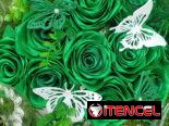 FLORES ETERNAS DE CINTAS DE SATIN