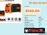 Máquina Soldadora Eléctrica Finder 200A con Grado Protección IP21S Real Pro VPT#-0430