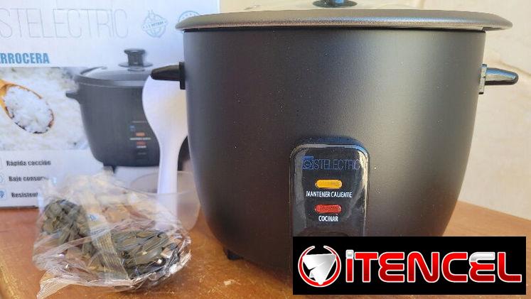 Olla Arrocera 1.5 lts Blancas, Negras