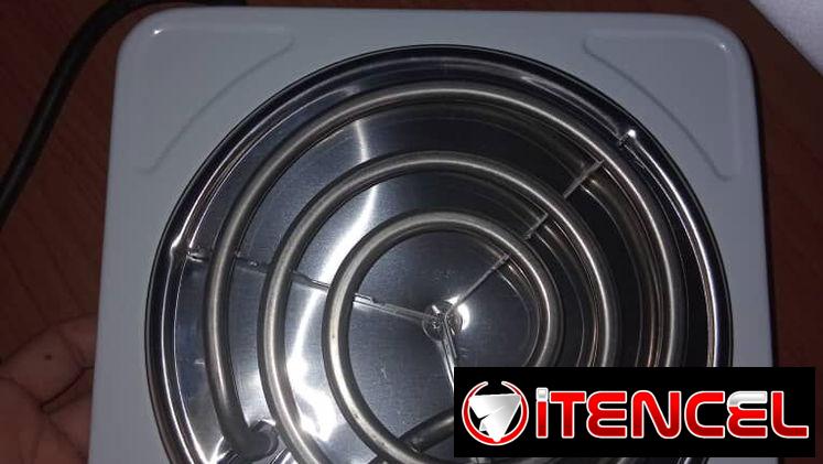 COCINA ELÉCTRICA IUNKE 1000 W, ENTREGA DE FACTURA, VARIEDAD DE COCINAS DE INDUCCIÓN, INFRARROJAS, ETC