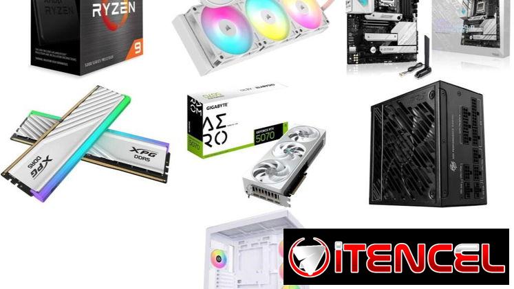 A ESTRENAR PC RYZEN  9 5900X 🤩 RTX 5070 AERO OC 12GB +ROG Strix B650-A Gaming Wifi +32GB +1250W 🆕 0km