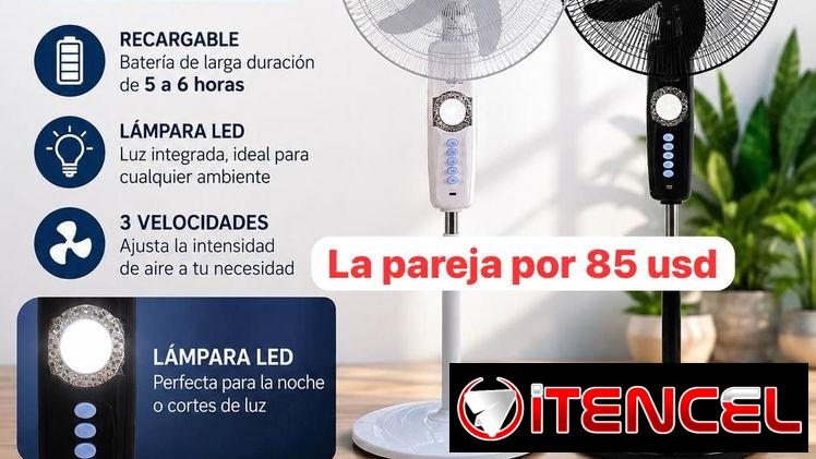 Ventilador recargable