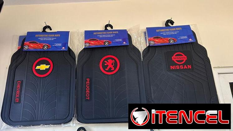 Juego de alfombras de goma de barias marcas en 50usd Tel. 53714462