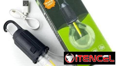 Bombillos recargables (luz amarilla)