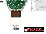 Reloj FOSSIL Garrett Mod. FS6147 CRONÓGRAFO CUARZO JAPONÉS Caja 44mm en acero inoxidable, manillas en cuero legítimo NEW