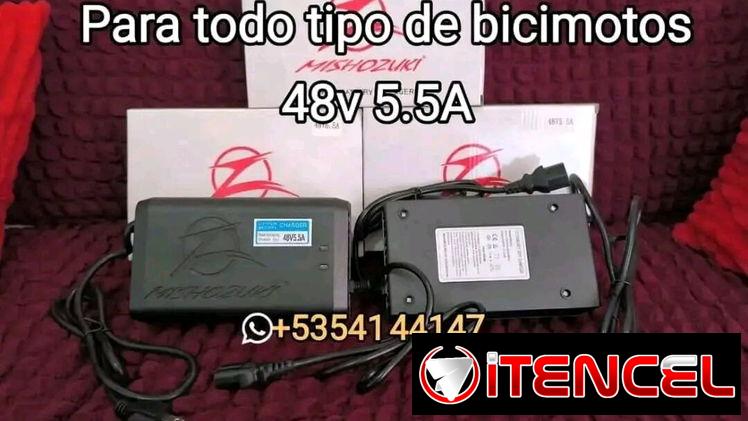 50usd super oferta Cargadores de bicimoto originales michozukis compatible con todas las marcas son de 48vx5.5😱