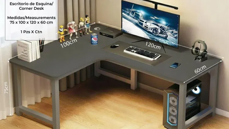 Mesa de computadora esguinera