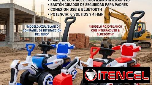 120usd2🔺️ Excavadoras eléctricas para niños