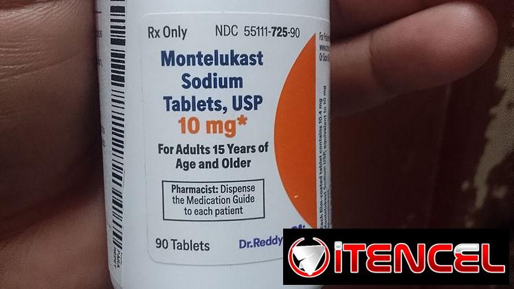 Montelukast trae 90 tabletas de 10 mg