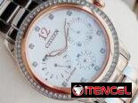RELOJ CITIZEN ECODRIVE SILHOUTTE CRYSTAL (FD2016-51A) DE MUJER , 37MM , COLOR DOBLE TONO EN ACERO INOXIDABLE  58049738