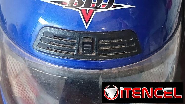 Casco integral azul