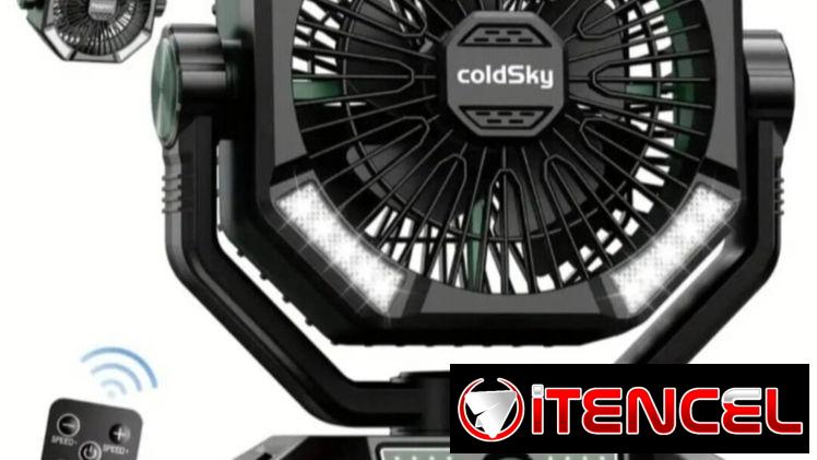 ***** Original!!! Coldsky recargable 20 000 mAh (ventilador, lámpara y cargador)