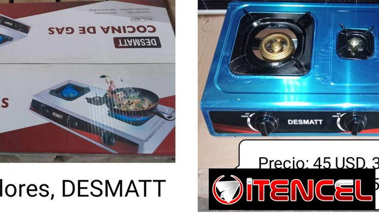 Cocina de gas, marcas EKO, SANKEY y DESMATT, de 1 y 3 quemadores, los detalles y precios en cada foto, 📞👉🏻 58684483