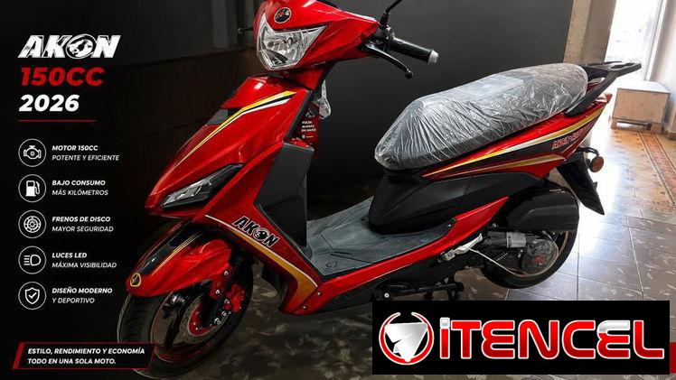 🏍️⚡ ¡LLEGA MÁS LEJOS CON LA AKON 150CC AUTOMÁTICA! ⚡🏍️