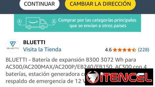 Batería B300k de 2768 wh para Bluetti AC200 Max en 1000 usd Mensajería incluida en dependencia Garantía 15 días