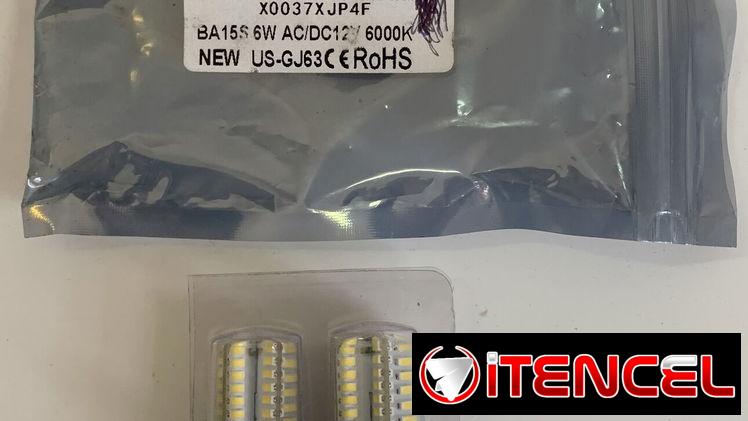 Dos bombillos led 12V, 6000K, para sockets bayoneta. Nuevos.