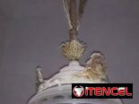 Lámpara de Techo Antigua de Bronce en 100 USD